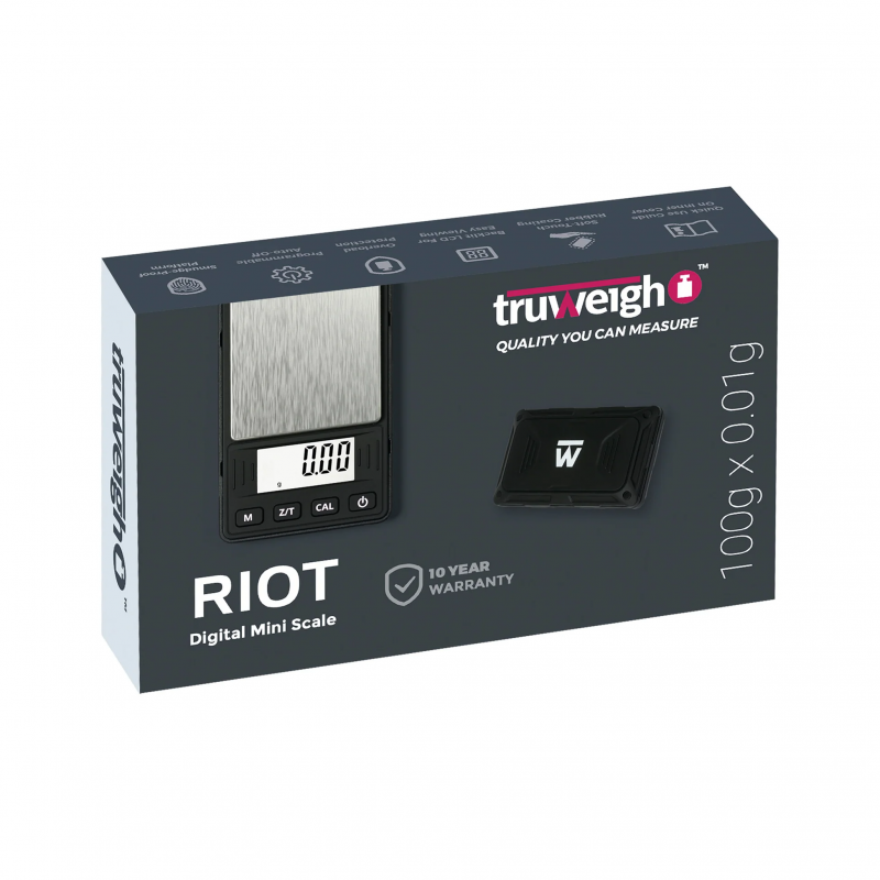 Truweigh Riot Digital Scale (100gx0.01g)